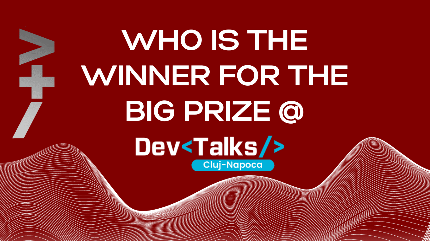 DevTalks Cluj Winner